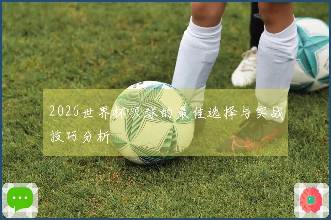 2026世界杯买球的最佳选择与实战技巧分析